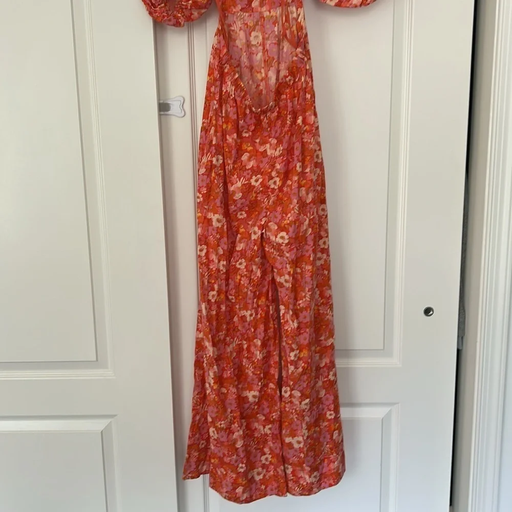 Free People Amy Floral Jumpsuit